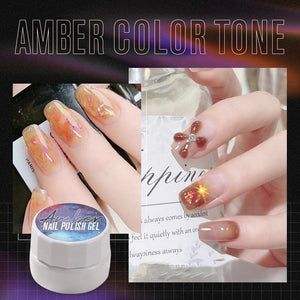 DIY Aurora Amber Nail Polish Gel