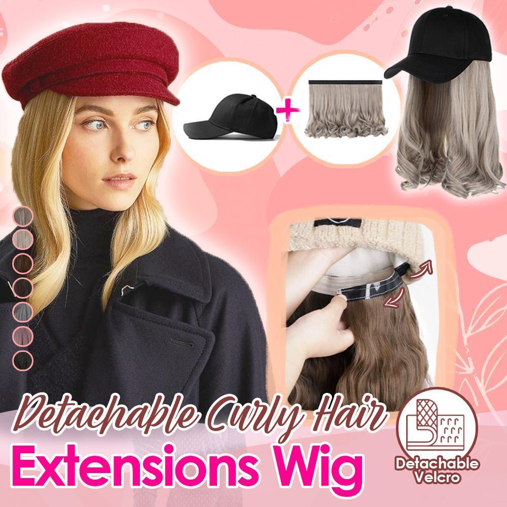 Detachable Curly Hair Extensions Wig