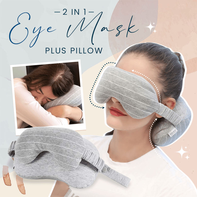 2 In 1 Eye Mask Plus Pillow